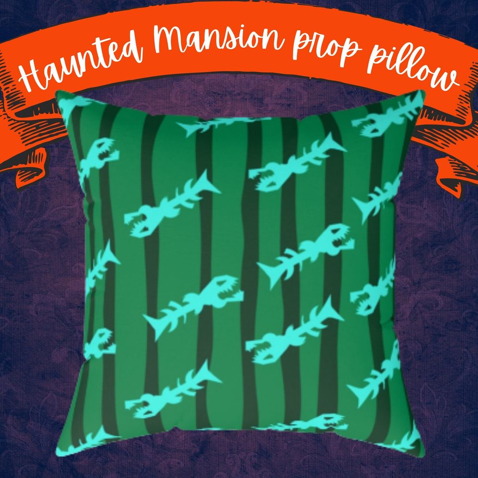 Pillow: Haunted Mansion Nightmare Before Christmas Present