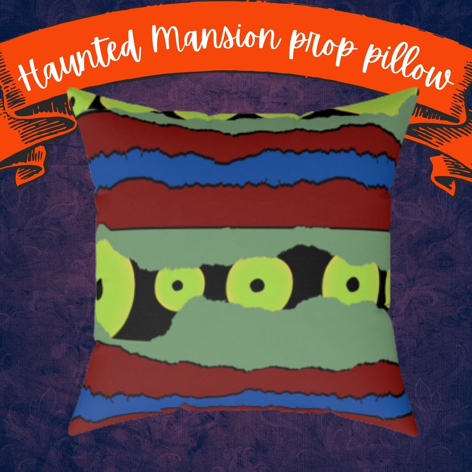 Pillow: Haunted Mansion Nightmare Before Christmas Present Prop Inspired