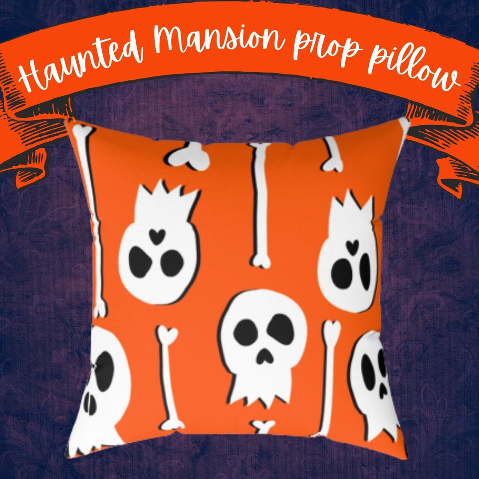 Pillow: Haunted Mansion Nightmare Before Christmas Present Prop