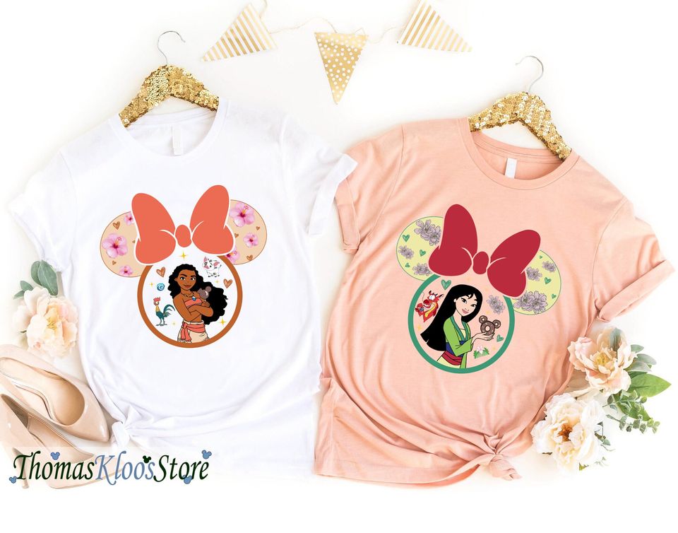 Disney Princess Shirt, Princess Mickey Head Shirt, Princess Mickey Ears, Disney Matching shirt
