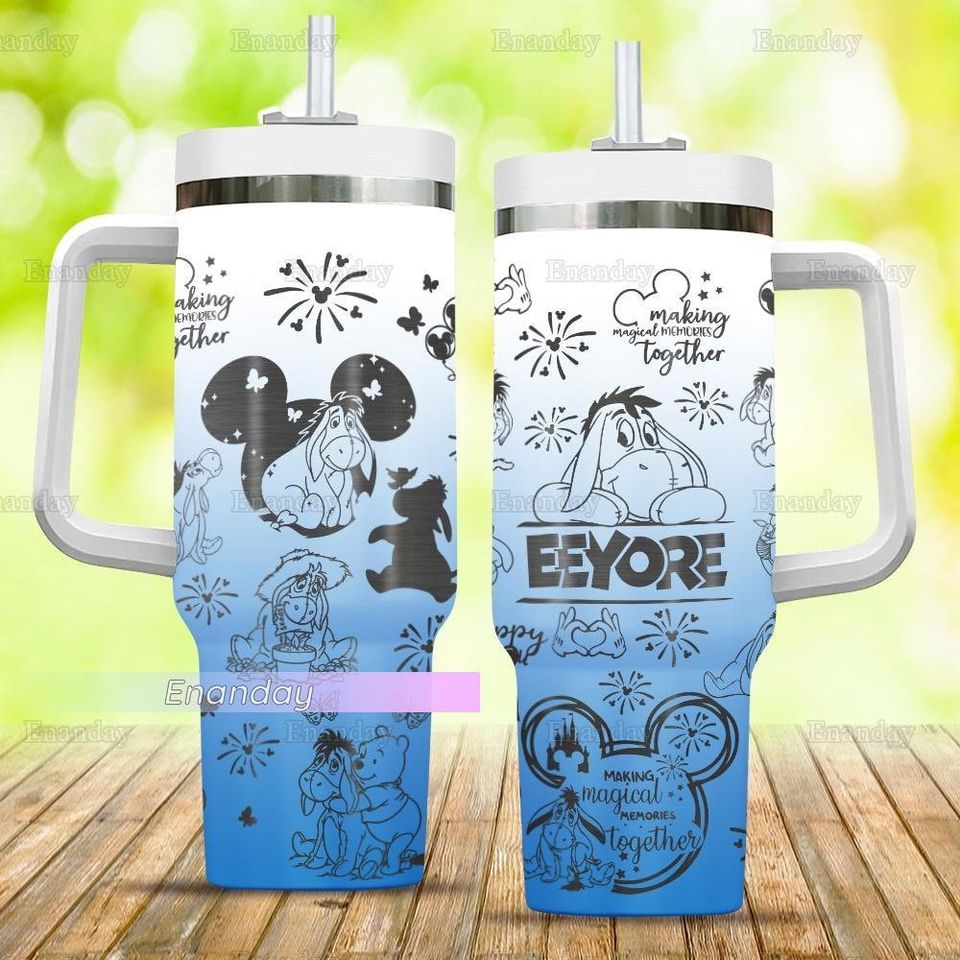 Eeyore 40oz Tumbler, Making Magical Memories Together Tumbler