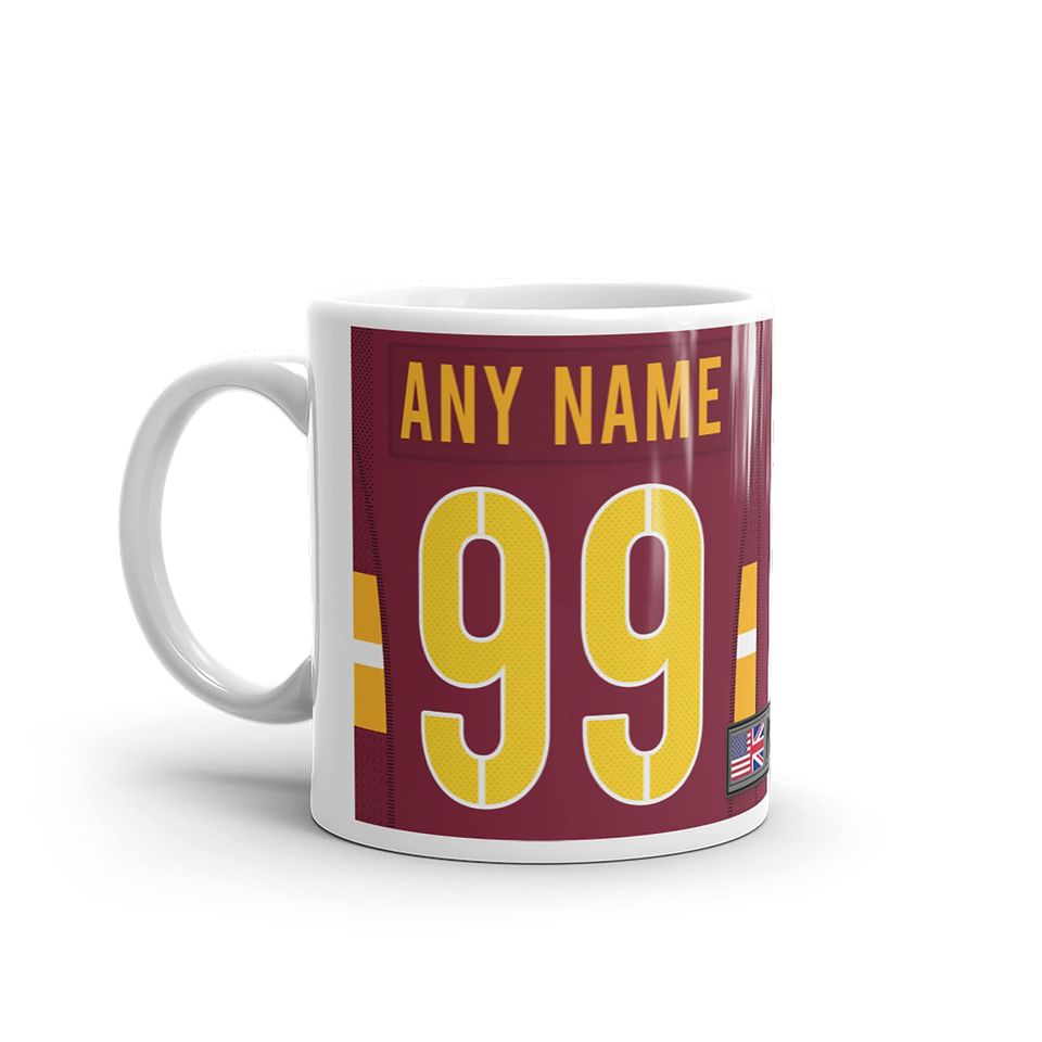 Washington Commanders 2023 Theme Link Up Home Road Jersey 11oz Mug