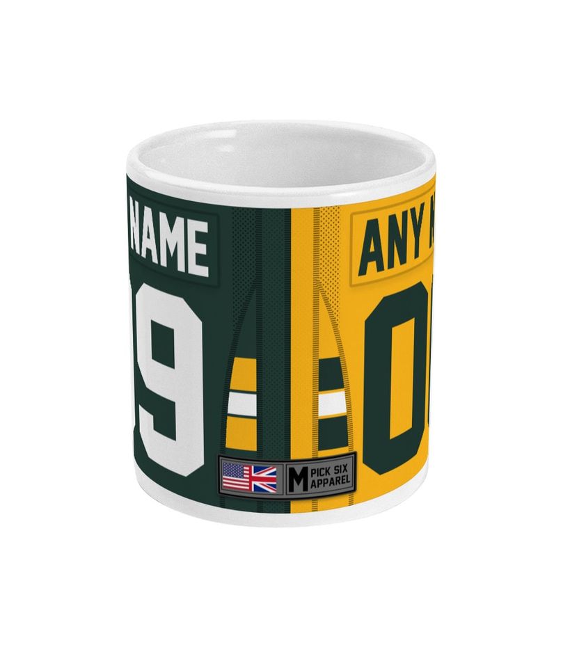 Green Bay Packers 2022 Theme Link Up Home Alternate Jersey 11oz Mug