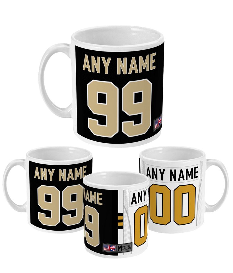 New Orleans Saints 2021 Theme Link Up Home Road Jersey 11oz Mug