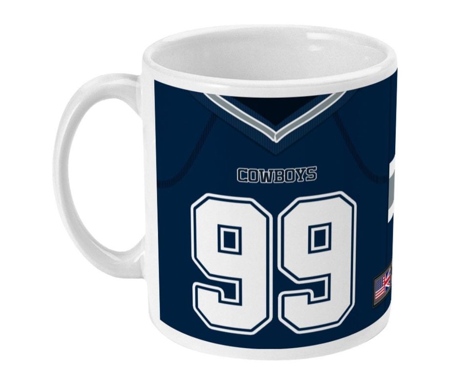 Dallas Cowboys 2022 Theme Personalised Jersey 11oz Mug