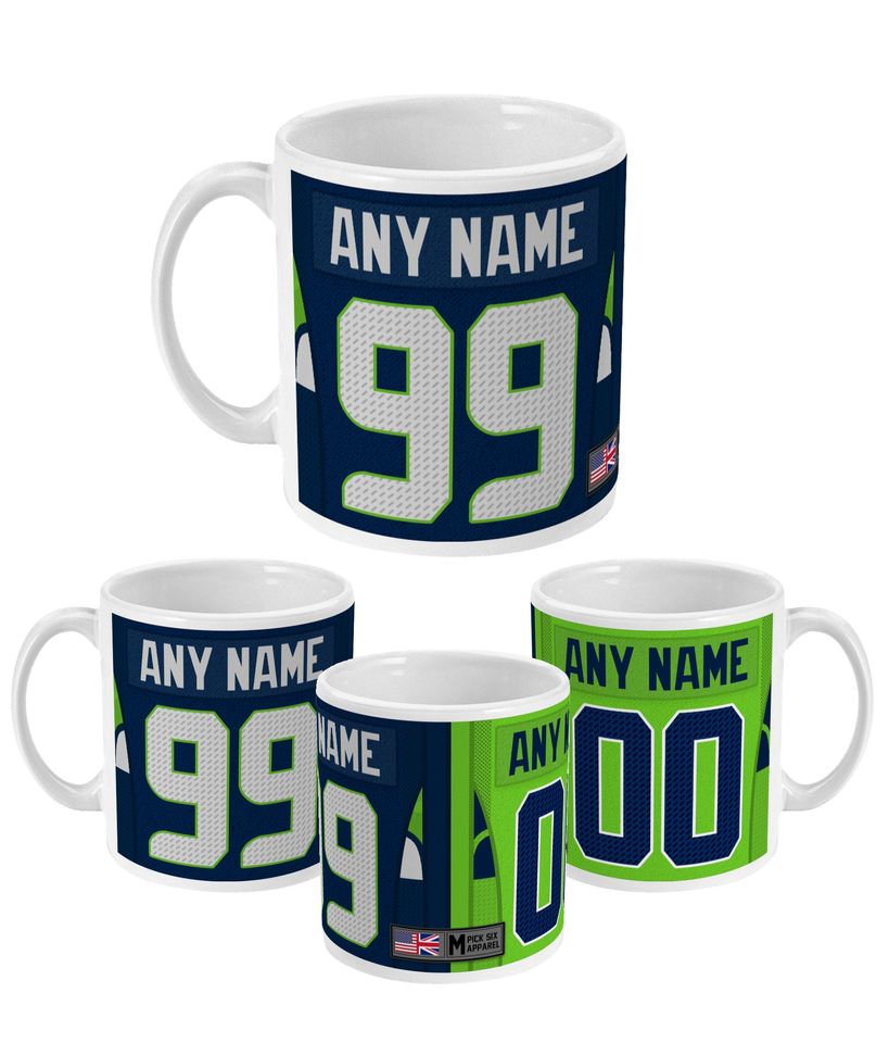 Seattle Seahawks 2021 Theme Link Up Home Road Jersey 11oz Mug