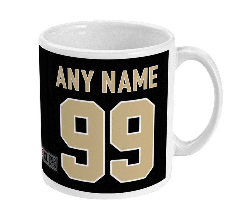 New Orleans Saints 2021/22 Theme Personalised Jersey 11oz Mug