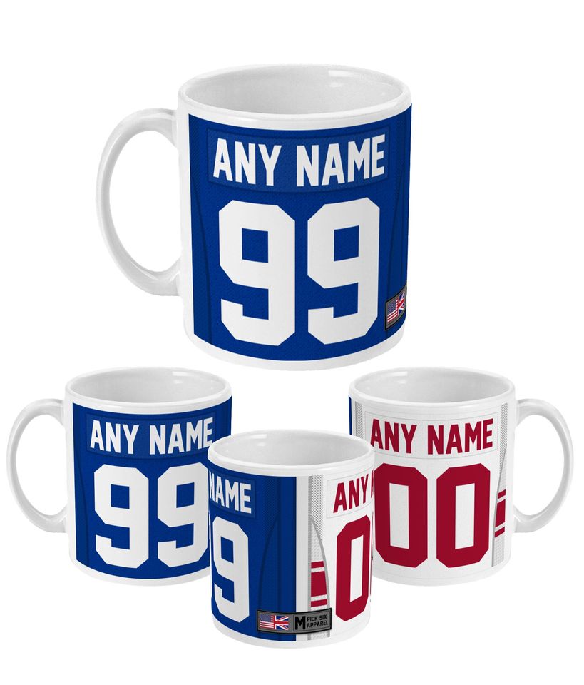New York Giants 2021 Theme Link Up Home Road Jersey 11oz Mug