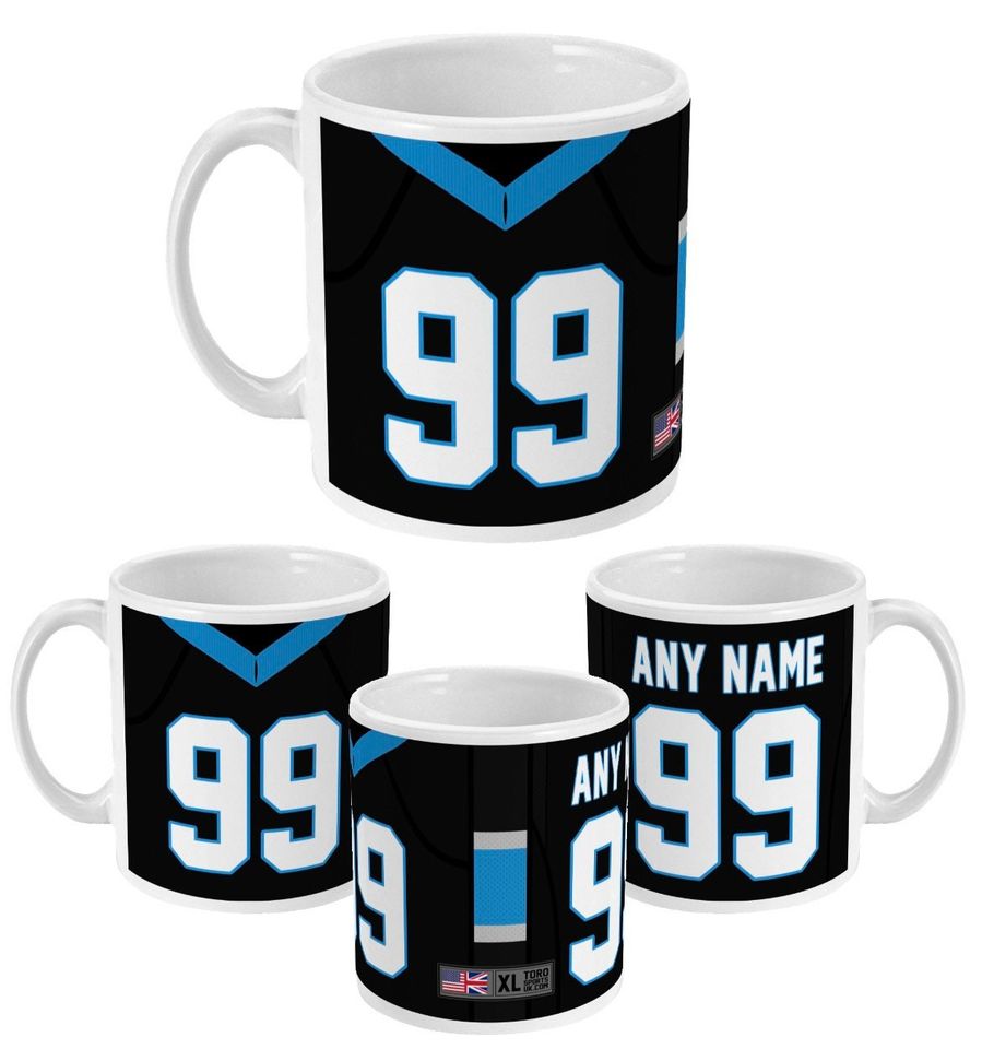 Carolina Panthers 2022 Theme Personalised Jersey 11oz Mug