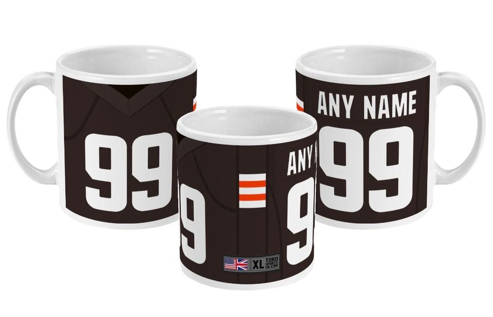 Cleveland Browns 2022 Theme Personalised Jersey 11oz Mug