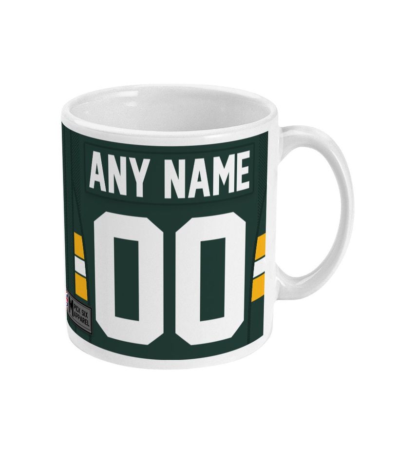 Green Bay Packers 2022 Theme Link Up Home Alternate Jersey 11oz Mug