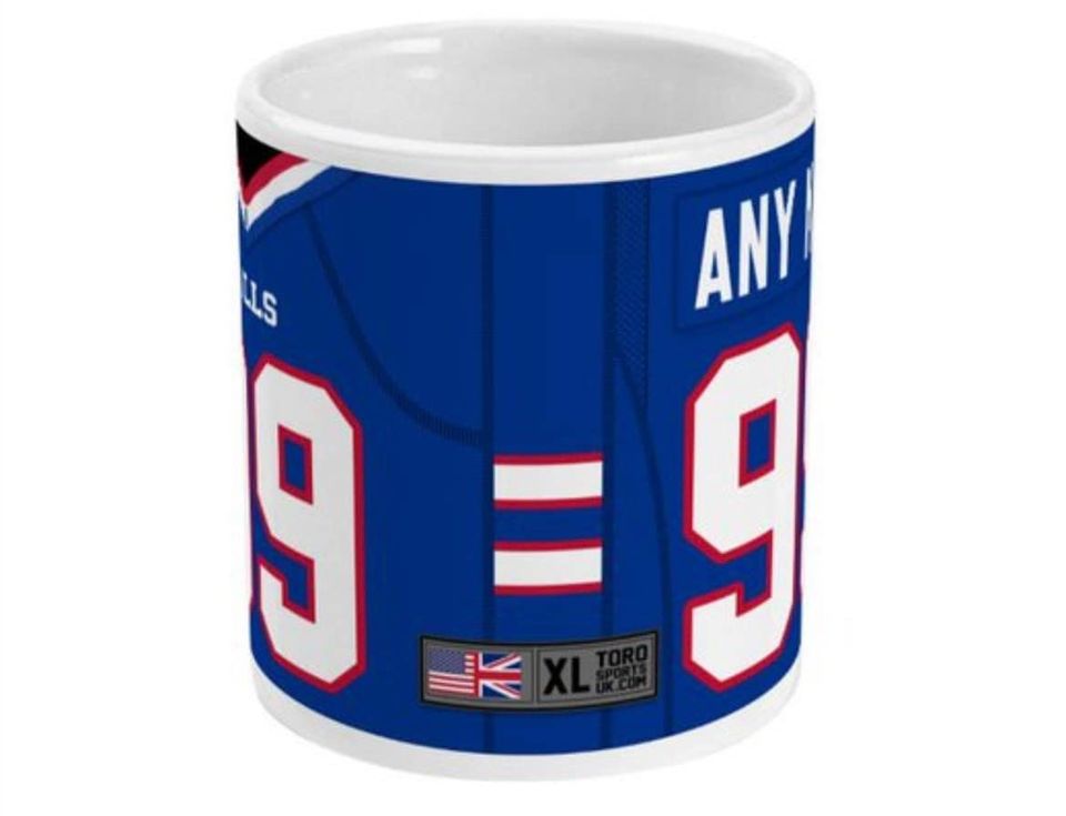Buffalo Bills 2022/23 Theme Personalised Jersey 11oz Mug