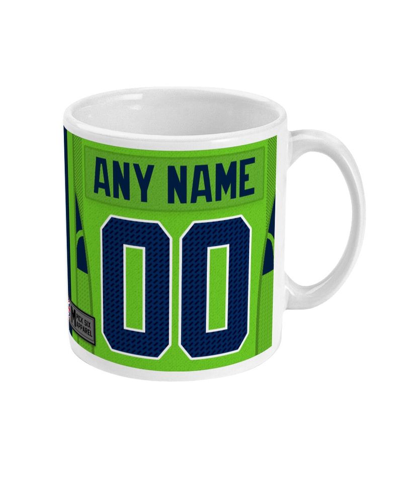 Seattle Seahawks 2021 Theme Link Up Home Road Jersey 11oz Mug