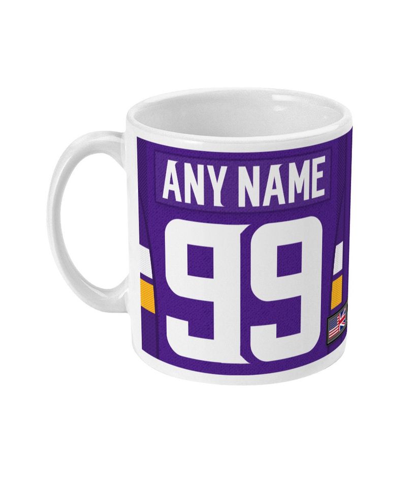 Minnesota Vikings 2021 Theme Link Up Home Road Jersey 11oz Mug