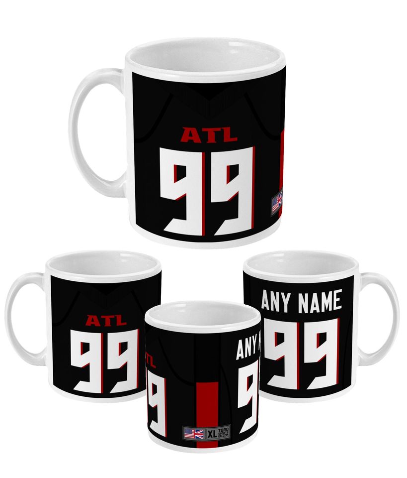 Atlanta Falcons 2022/23 Theme Personalised Jersey 11oz Mug