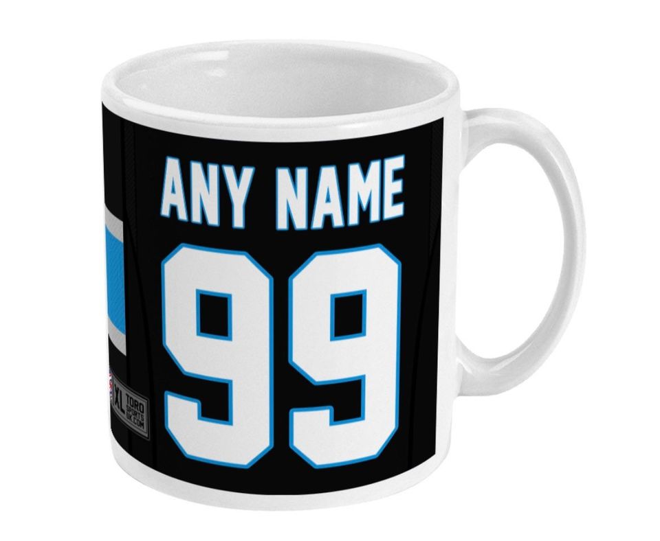 Carolina Panthers 2022 Theme Personalised Jersey 11oz Mug
