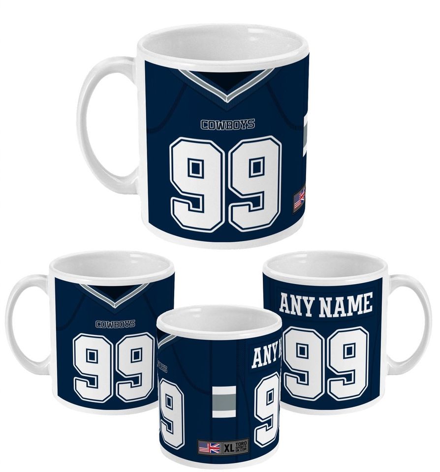 Dallas Cowboys 2022 Theme Personalised Jersey 11oz Mug