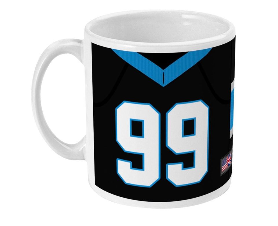 Carolina Panthers 2022 Theme Personalised Jersey 11oz Mug