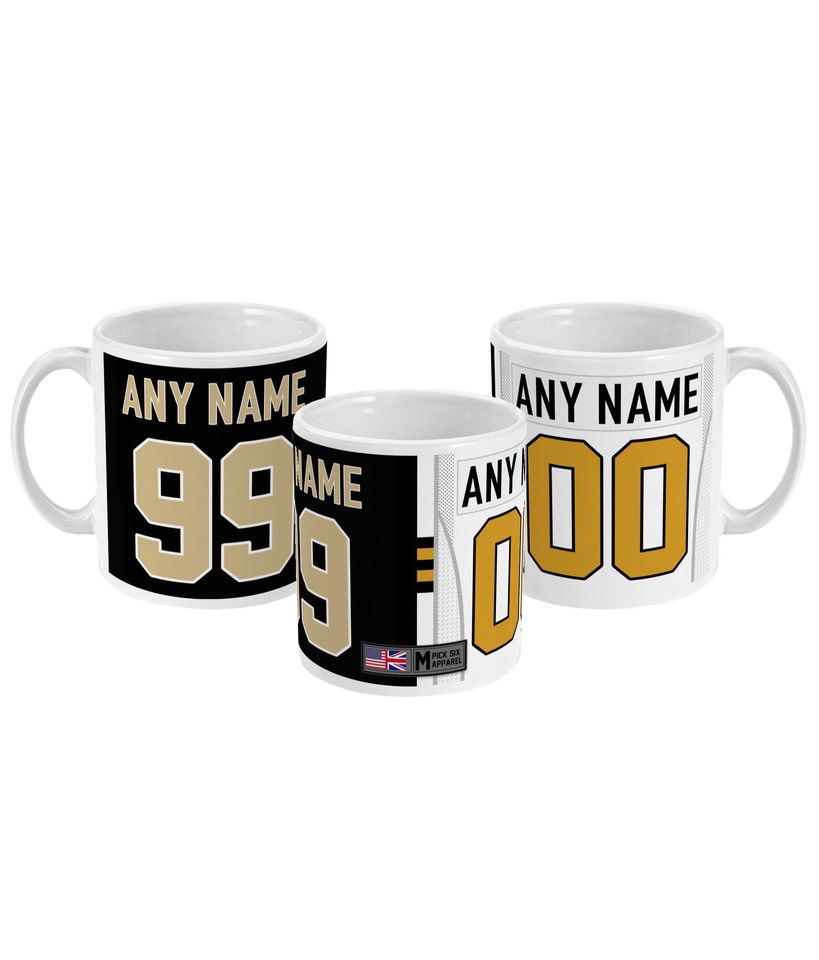 New Orleans Saints 2021 Theme Link Up Home Road Jersey 11oz Mug
