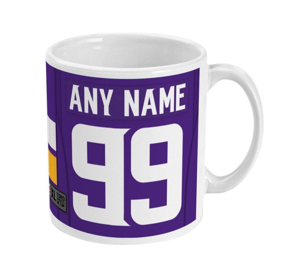 Minnesota Vikings 2021 Theme Personalised Jersey 11oz Mug