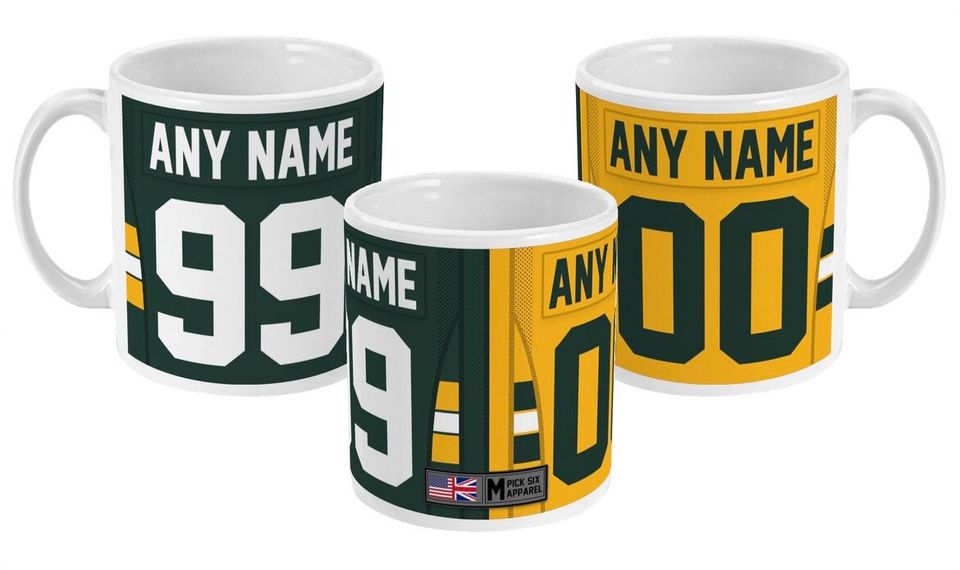 Green Bay Packers 2022 Theme Link Up Home Alternate Jersey 11oz Mug