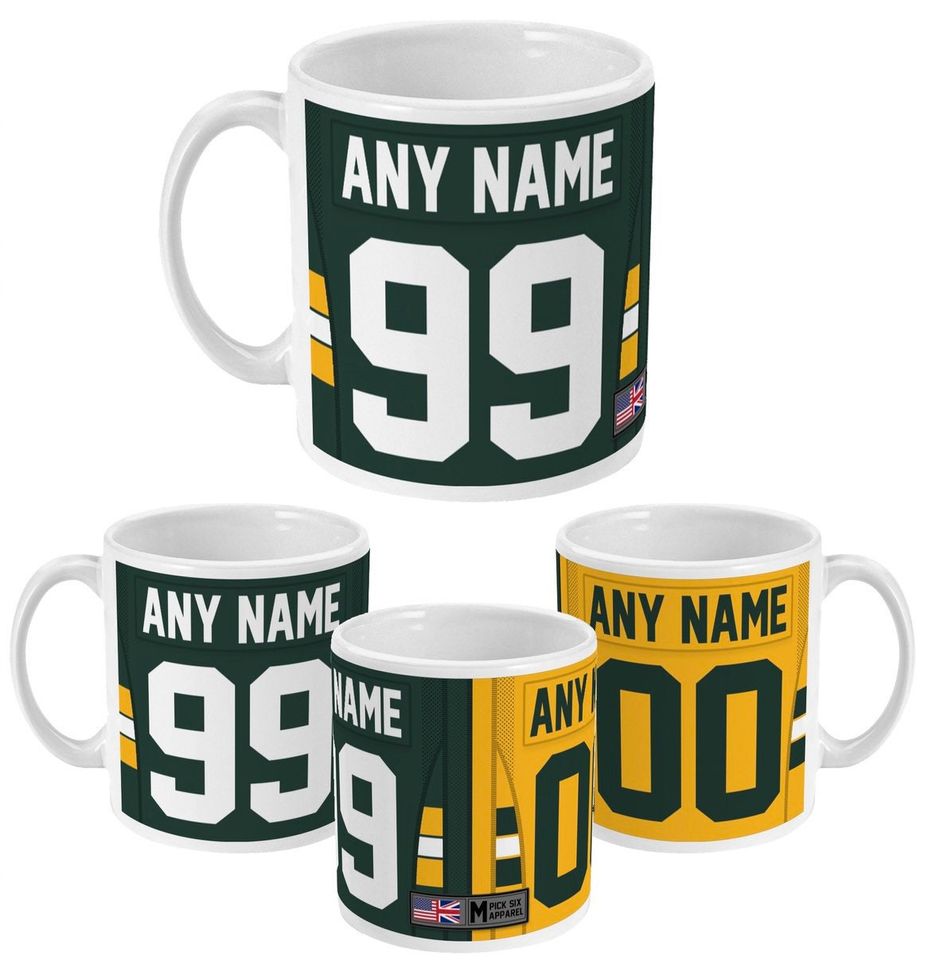 Green Bay Packers 2022 Theme Link Up Home Alternate Jersey 11oz Mug