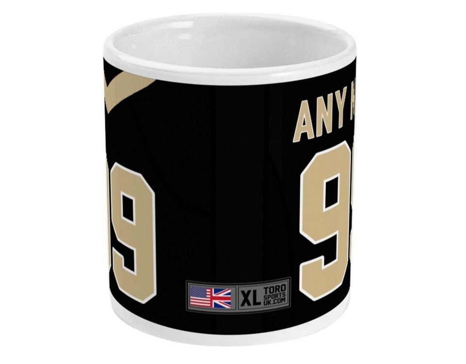 New Orleans Saints 2021/22 Theme Personalised Jersey 11oz Mug