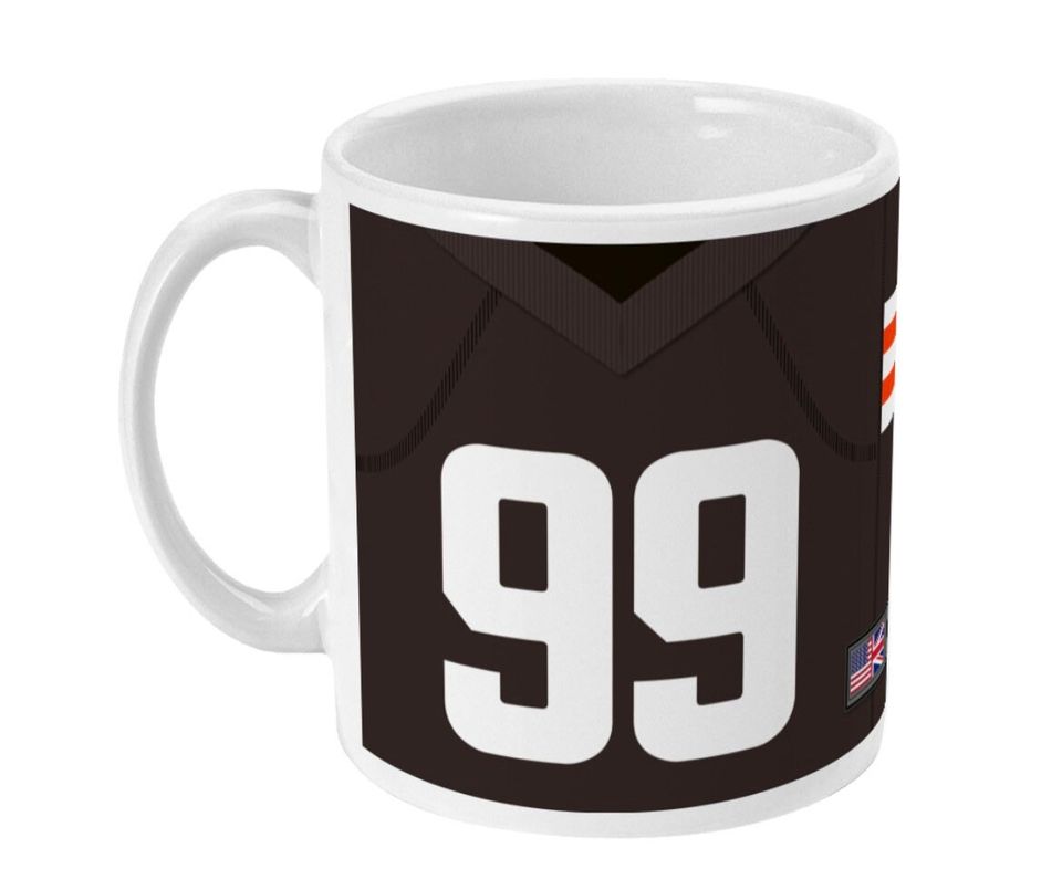 Cleveland Browns 2022 Theme Personalised Jersey 11oz Mug