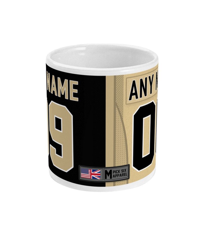New Orleans Saints 2021 Theme Link Up Home Road Jersey 11oz Mug