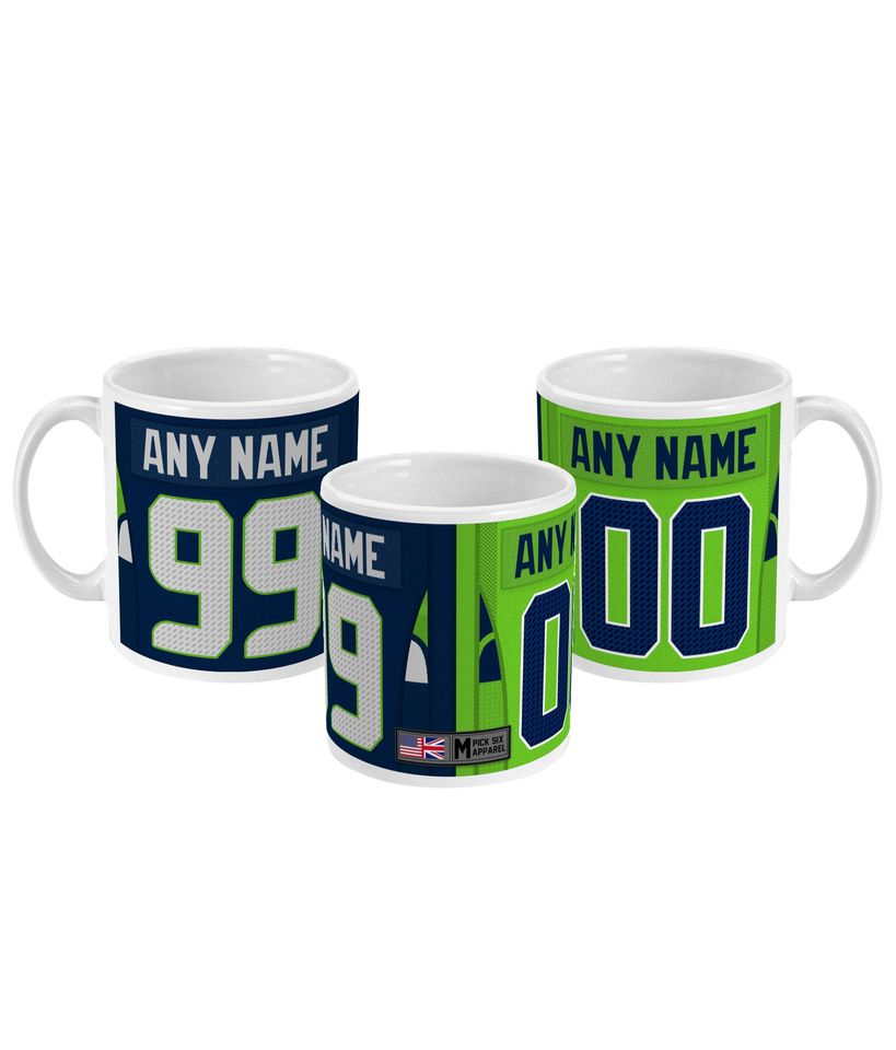 Seattle Seahawks 2021 Theme Link Up Home Road Jersey 11oz Mug