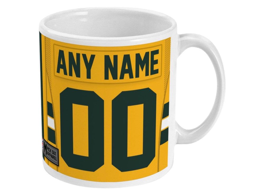Green Bay Packers 2022 Theme Link Up Home Alternate Jersey 11oz Mug