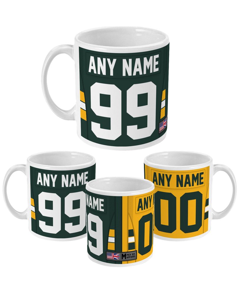 Green Bay Packers 2022 Theme Link Up Home Alternate Jersey 11oz Mug