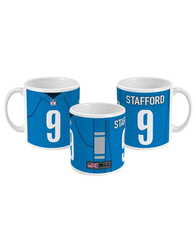 Detroit Lions 2021/22 Theme Personalised Jersey 11oz Mug