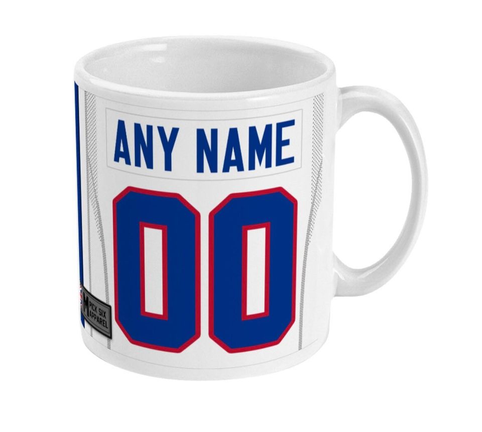 Buffalo Bills 2021/22 Theme Link Up Home Road Jersey 11oz Mug