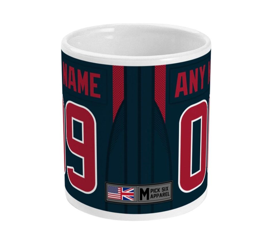 Houston Texans 2021/22 Theme Personalised Jersey 11oz Mug