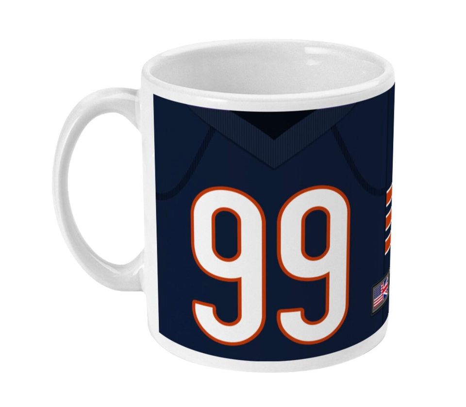Chicago Bears 2021 Theme Personalised Jersey 11oz Mug