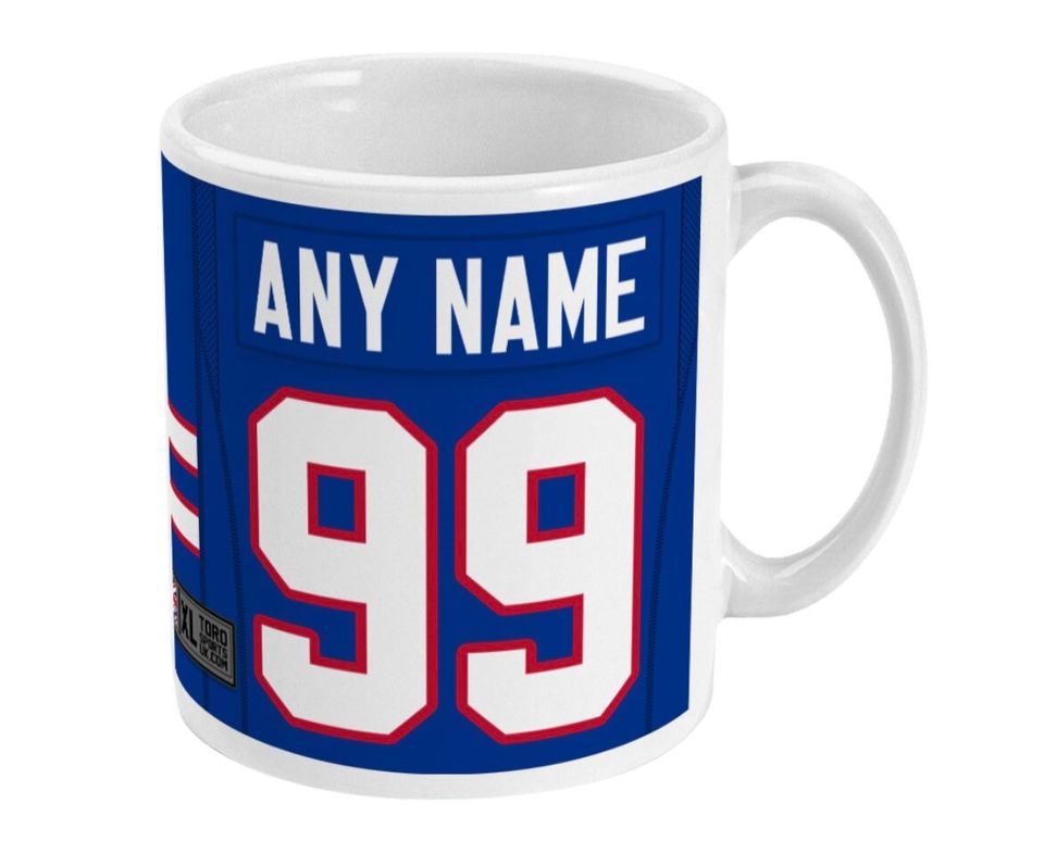Buffalo Bills 2022/23 Theme Personalised Jersey 11oz Mug