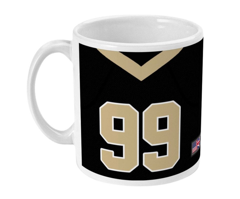 New Orleans Saints 2021/22 Theme Personalised Jersey 11oz Mug