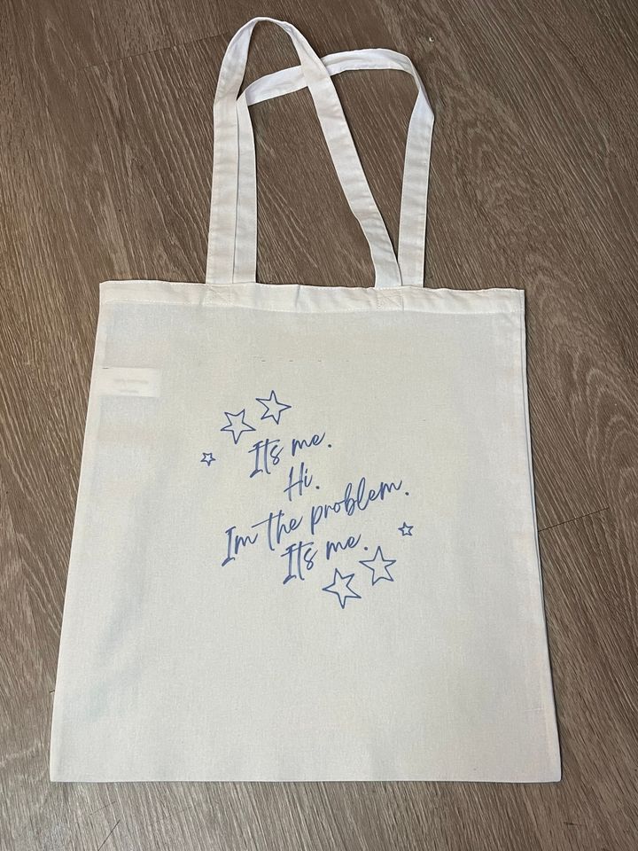 T Swiftt Anti-Hero Lyrics Canvas Tote Bag