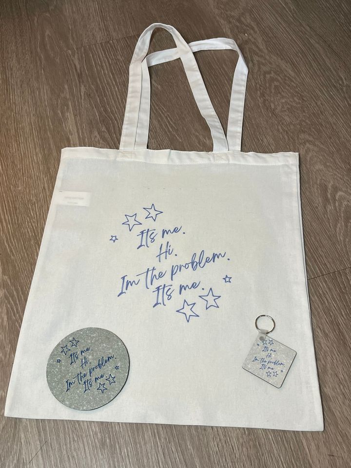 T Swiftt Anti-Hero Lyrics Canvas Tote Bag