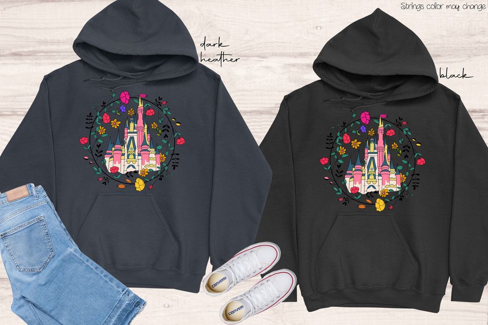 Cinderellas Royal Rose Garden Castle, Disney Trip Sweatshirt, Theme Park Sweatshirt