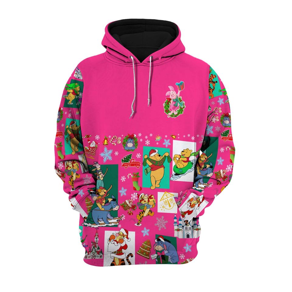 Piglet Pink Christmas | Disney 3DHoodie