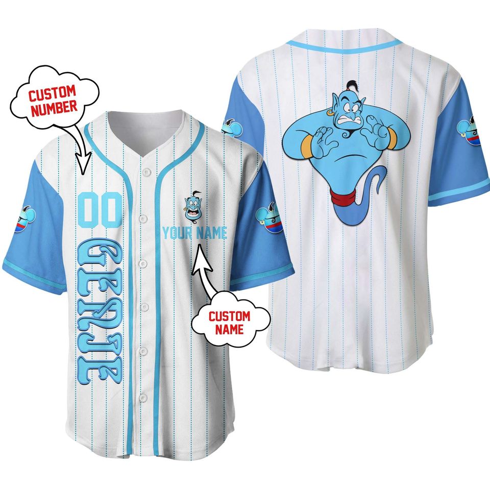 Genie Personalized Baseball Jersey