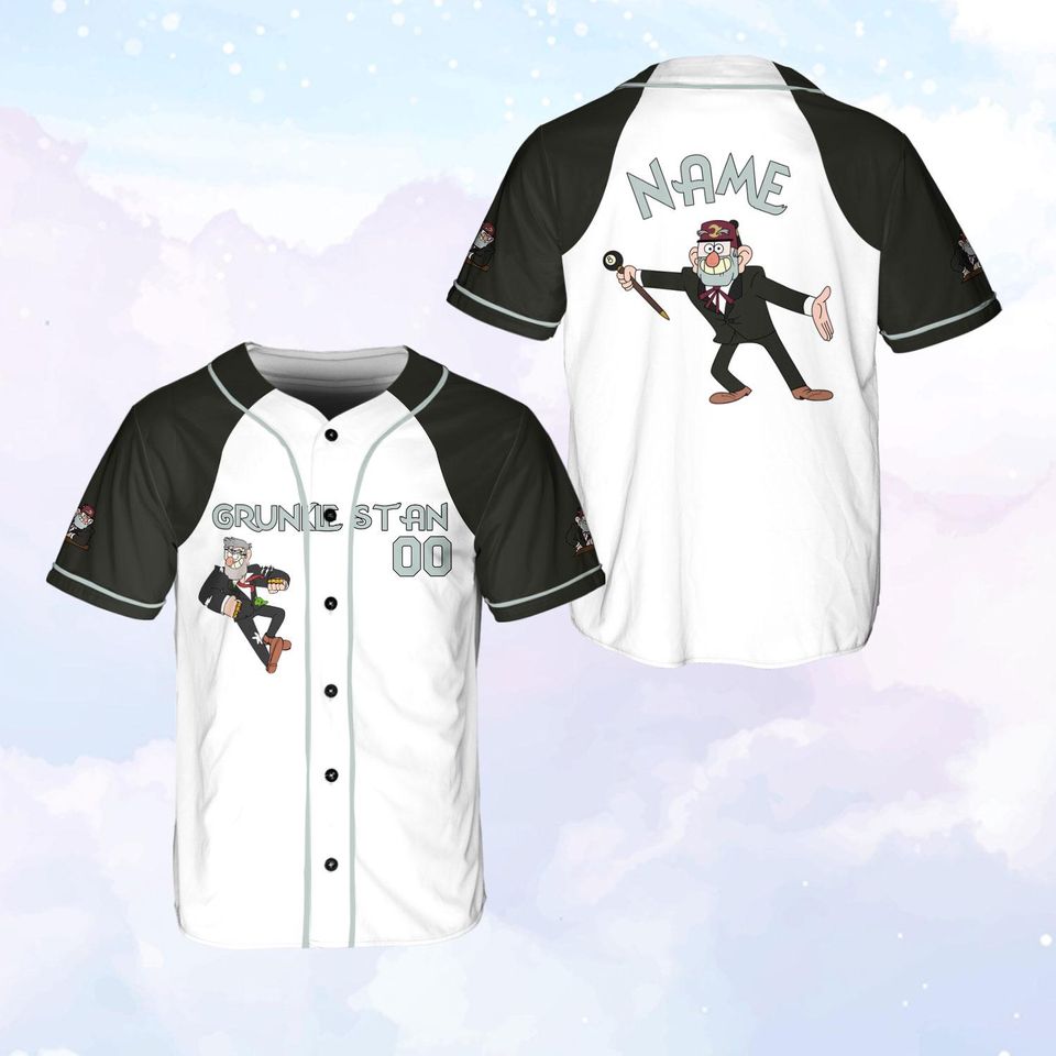 Personalized Gravity Falls Characters Jersey, Gravity Falls Disney Family Trip Jersey