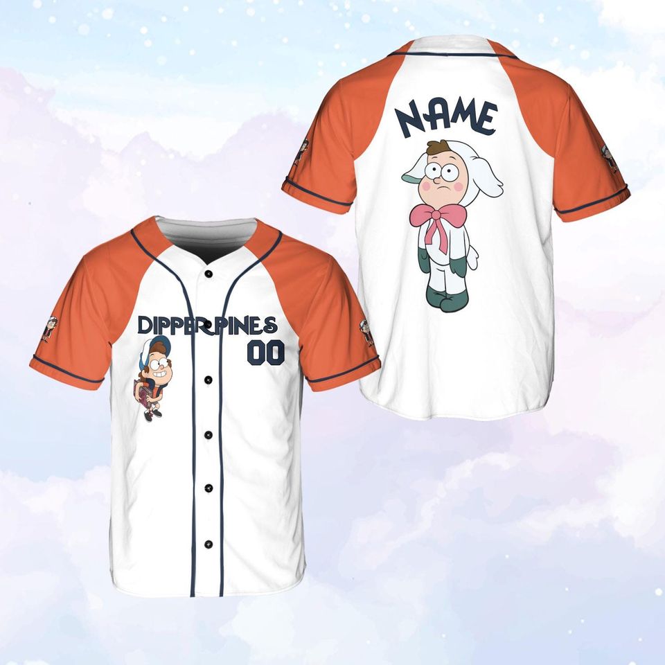 Personalized Gravity Falls Characters Jersey, Gravity Falls Disney Family Trip Jersey