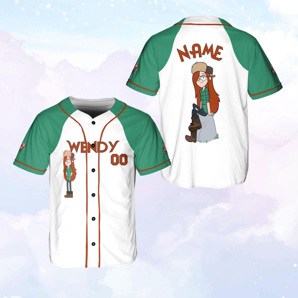 Personalized Gravity Falls Characters Jersey, Gravity Falls Disney Family Trip Jersey