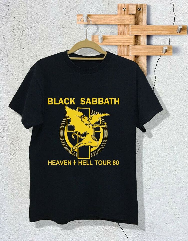 1980 Black Sabbath Heaven And Hell Tour Tshirt