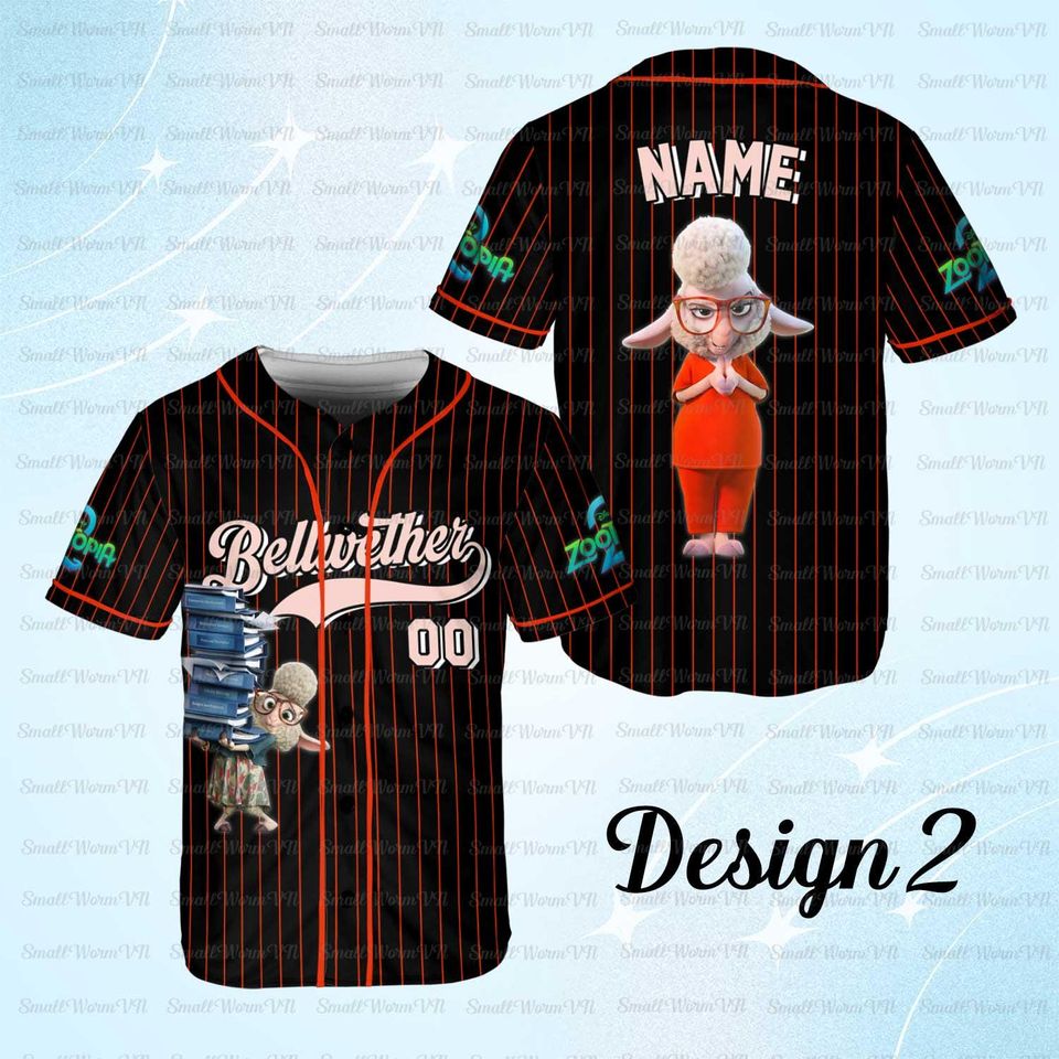 Personalized Dawn Bellwether Baseball Jersey, Zootopia Dawn Bellwether Shirt, Disney Custom Bellwether Shirt, Disneyland Family Jersey Shirt