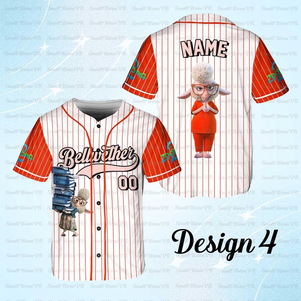 Personalized Dawn Bellwether Baseball Jersey, Zootopia Dawn Bellwether Shirt, Disney Custom Bellwether Shirt, Disneyland Family Jersey Shirt