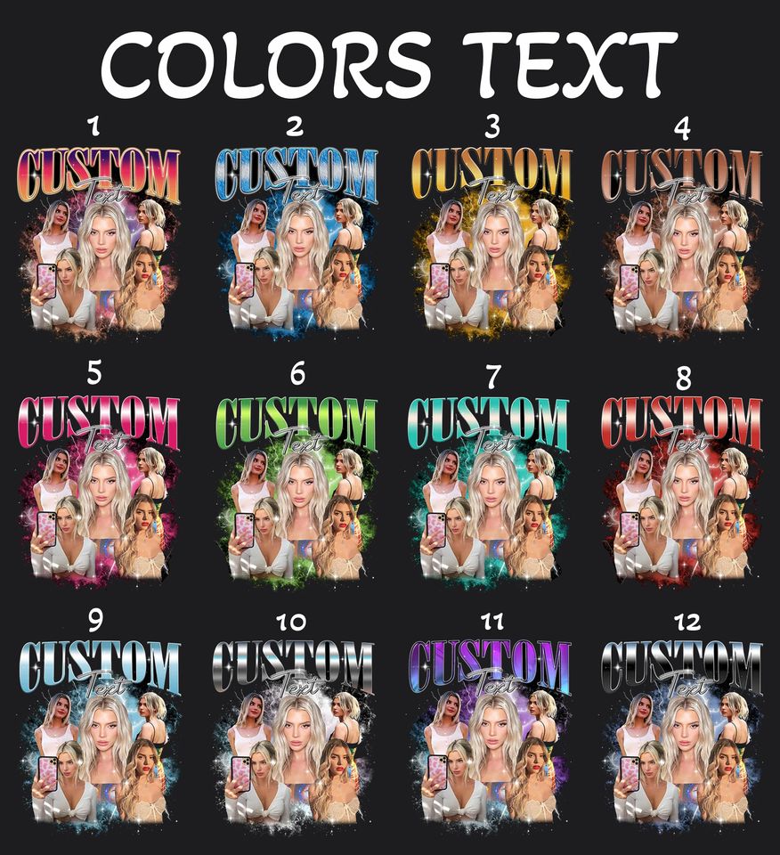 Custom Girlfriend T-Shirt, Custom 90s Bootleg Rap Comfort Color